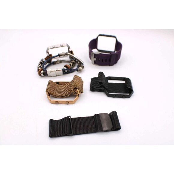Fitbit Blaze Watch Charger and 5 Bands Watch Straps Mesh Metal Charms Fitbit Lot - Picture 7 of 12